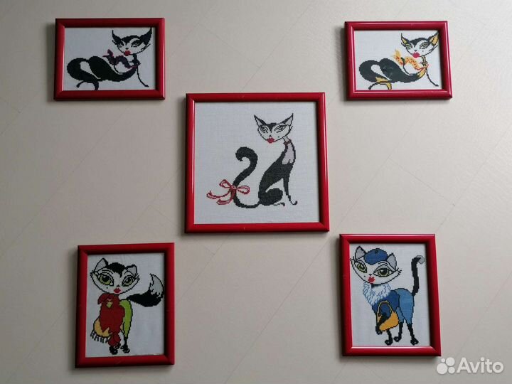 Вышивка крестом, ручная работа