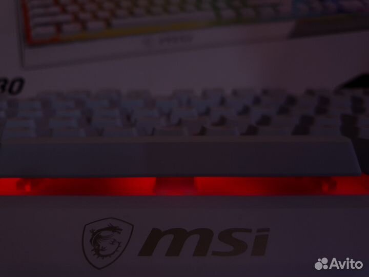 Клавиатура проводная MSI Vigor GK30 White