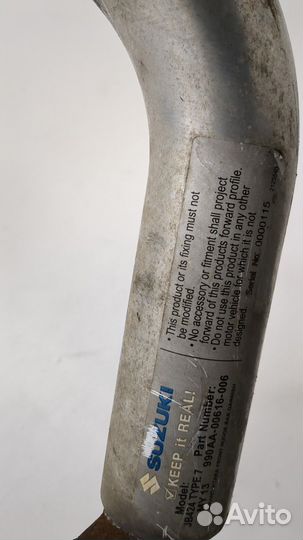 Защита бампера Suzuki Grand Vitara, 2012