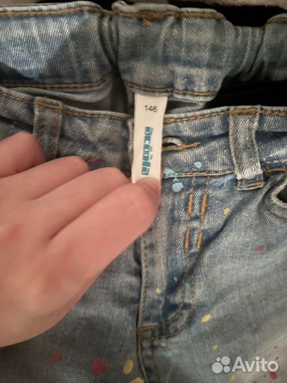 Джинсы для девочки 146 acoola