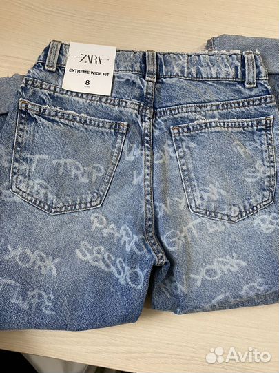 Джинсы zara для мальчика 128