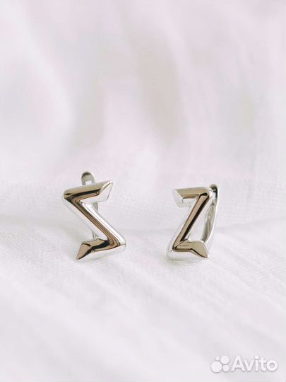 Серьги серебро 925 пробы