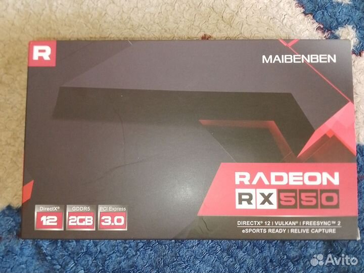 Видеокарта Radeon rx 550