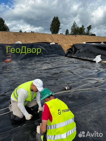 Геомембрана (пленка для пруда) и монтаж