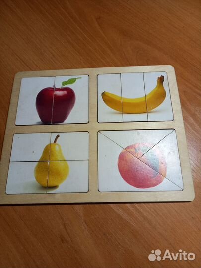 Вкладыши фрукты