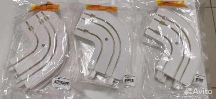 Углы для карниза 3-х рядного, в упаковке