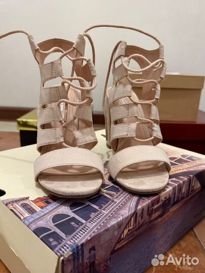 Босоножки женские 36 размер натуральная замша