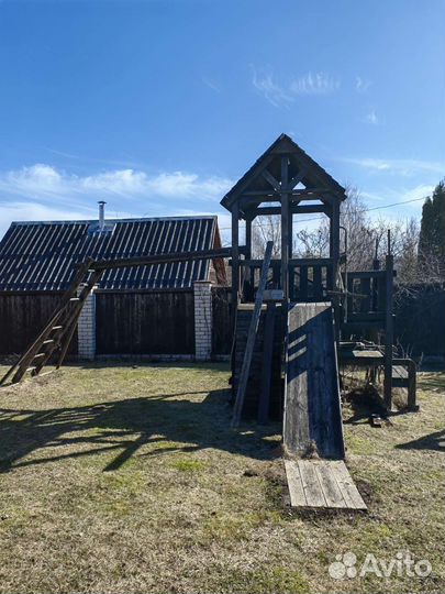 Детская площадка деревянная