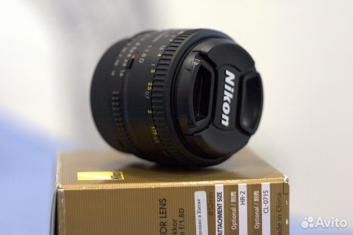 Объектив nikon 50mm 1.8 D