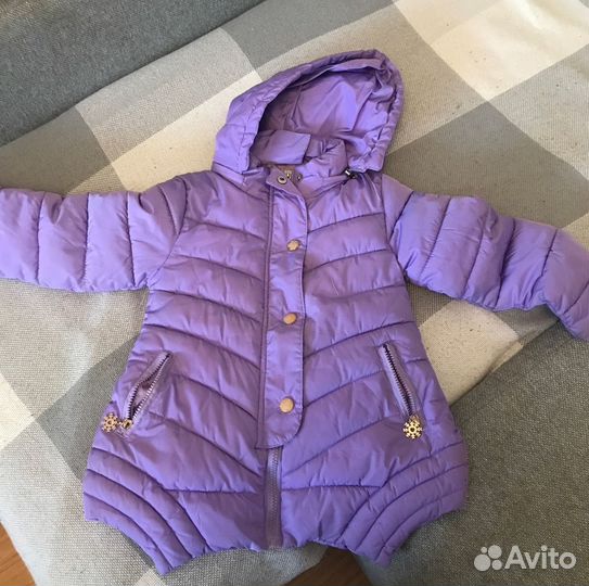 Куртка для девочки зима 5 -6 лет