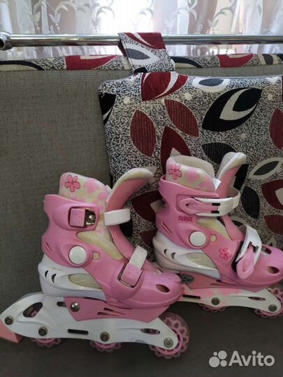 Роликовые коньки детские раздвижные
