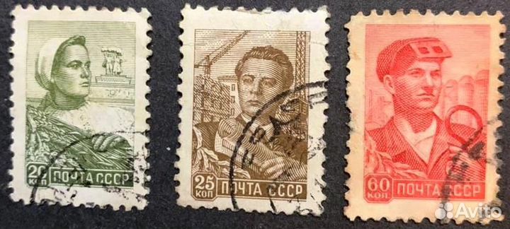 Марки СССР и зарубежье 1958-1971 гг