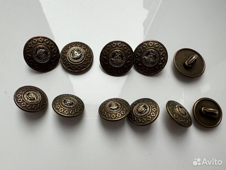 Пуговицы импортные металлические