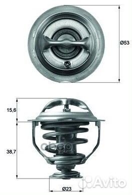 Термостат audi A4/Q3/Q5/octavia/jetta/golf/tigu