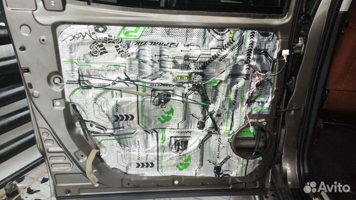 Шумоизоляция 4 дверей