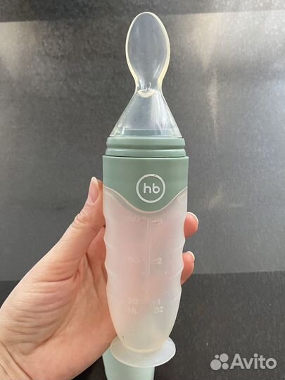 Ложечка, футляр и ниблер Happy baby