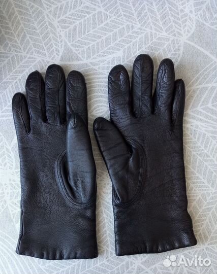 Перчатки женские кожаные 7