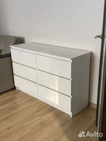 Комод новый в цвете шимо/белый