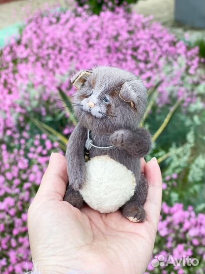Мишка тедди ручная работа(котенок)