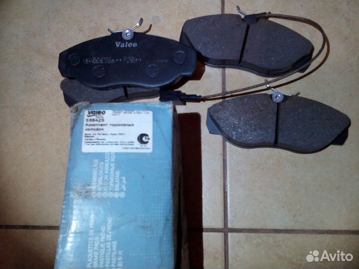 Тормозные колодки передние для Fiat Ducato(Citroen