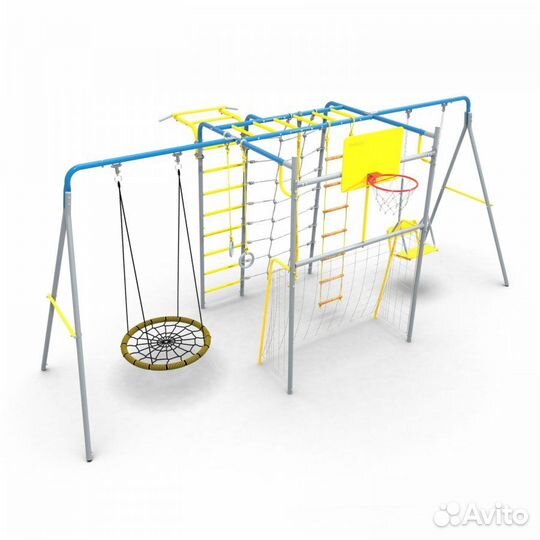 Удск детский игровой комплекс + качели-гнездо