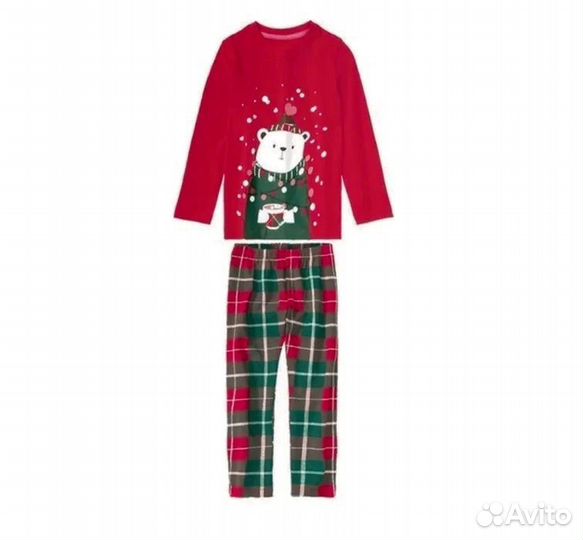Пижама новогодняя для девочки 158 164