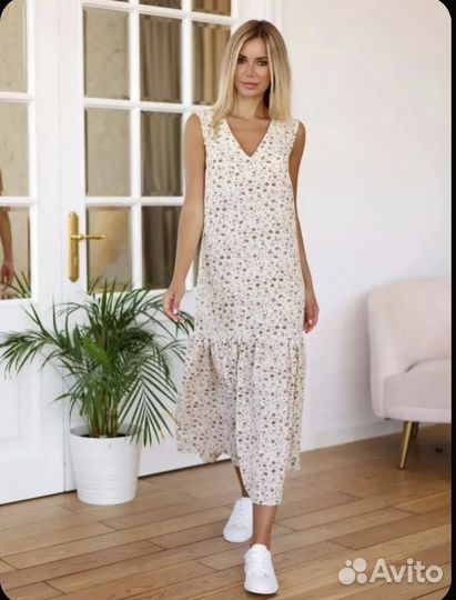 Новый сарафан женский макси р.46