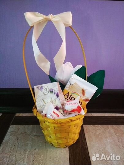 Сладкие букеты из конфет