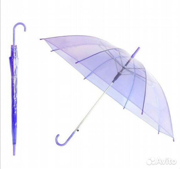 Зонт трость прозрачный новый