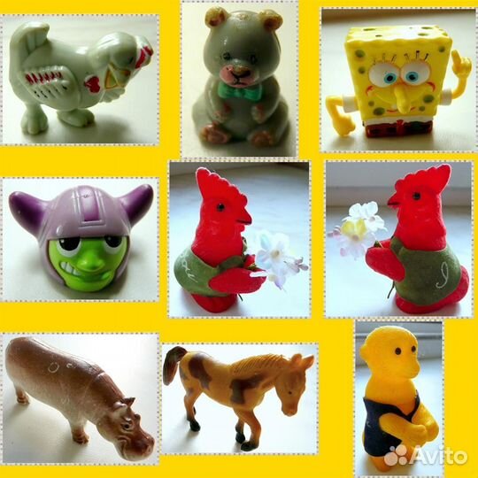 Игрушки Киндер Сюрприз Kinder 1990 — 2010 47 Штук