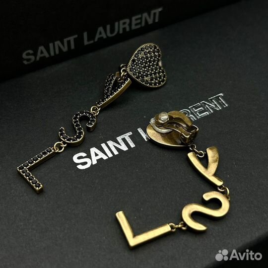 Серьги Saint laurent