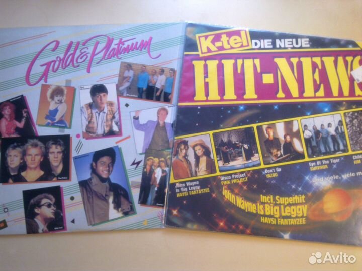 Сборники Rock, POP, Disco музыки на виниле