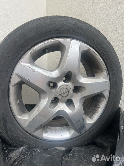 Оригинальные диски с резиной opel r16