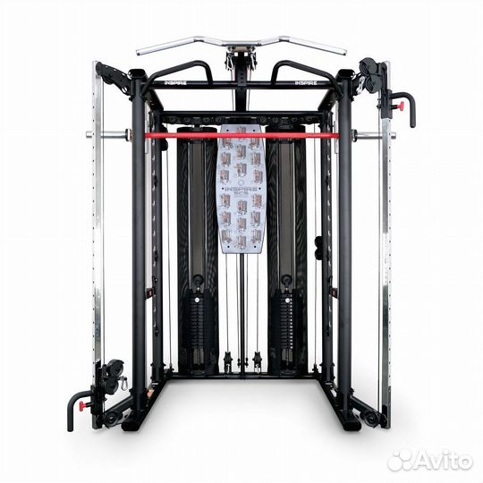 Машина Смита с грузоблоками и турником inspire SCS