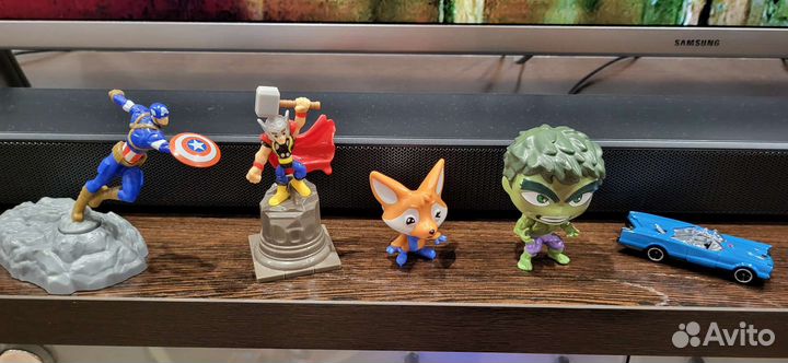 Фигурки халк, тор, капитан америка