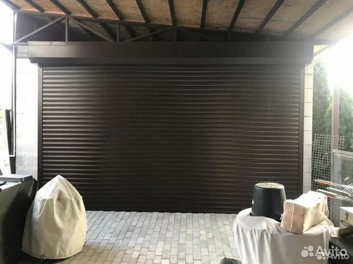 Роллетные ворота для гаража, дома новые любой тип