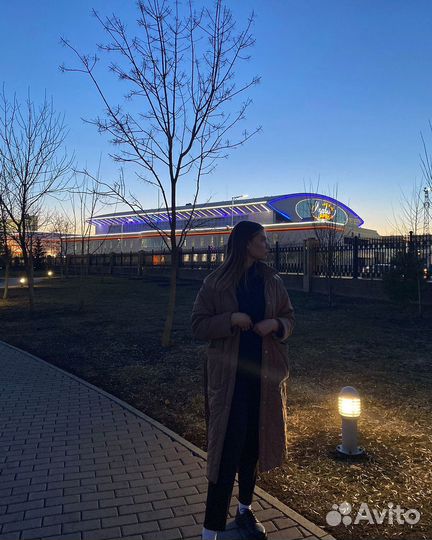 Стеганое пальто