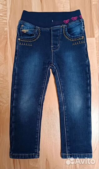 Теплые брюки и джинсы для девочки 104