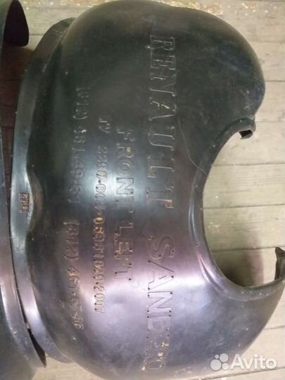 Передний подкрылок рено/сандеро