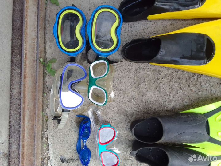 Маски трубки ласты