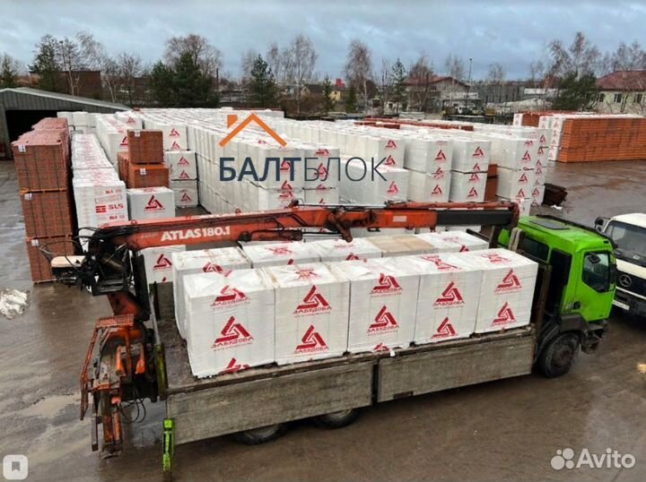 Газосиликатные блоки 150/250/625мм