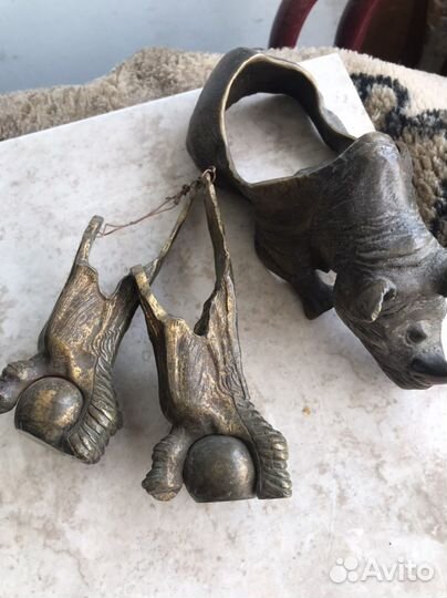 Старинная бронза перочистка