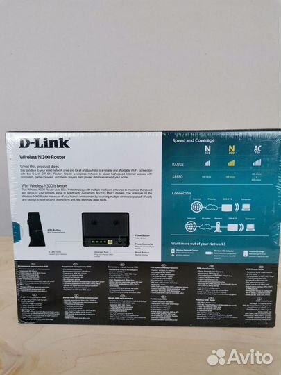 Роутер D-Link DIR-615 N300