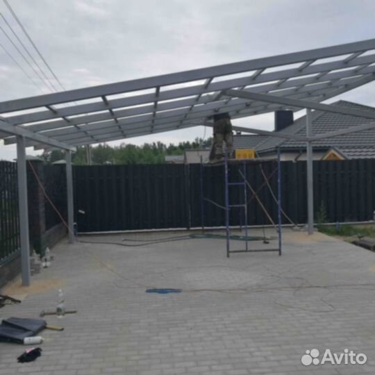 Навес для дачи