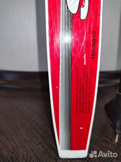 Лыжи беговые с креплениями,палки