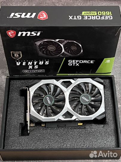 Видеокарта MSI gtx 1660 Super 6GB