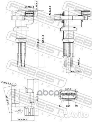 Катушка зажигания 12640003 Febest