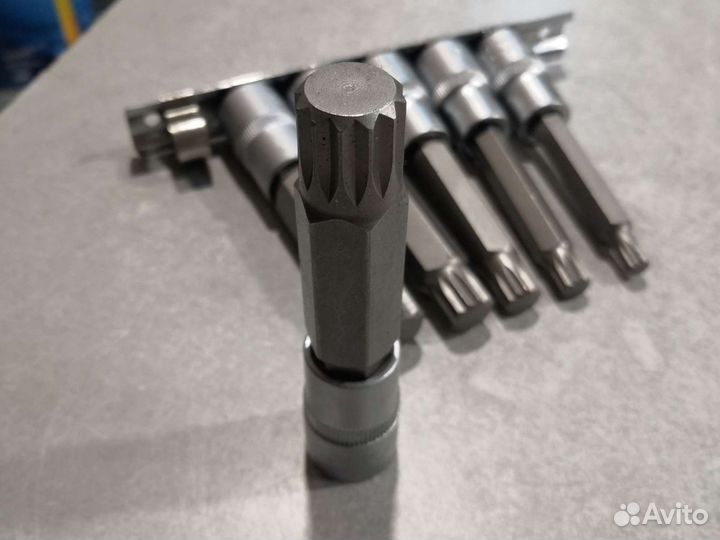 Набор головок spline м8-м18 dr1/2 6пр автодело