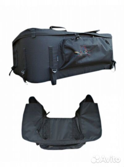 Задний кофр на квадроцикл CF moto X6,Х8 (черный)