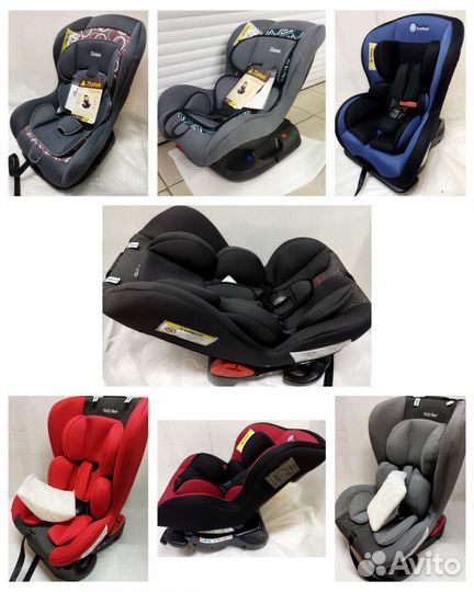 Новое автокресло 0-18 и 9-18 кг с наклоном для сна